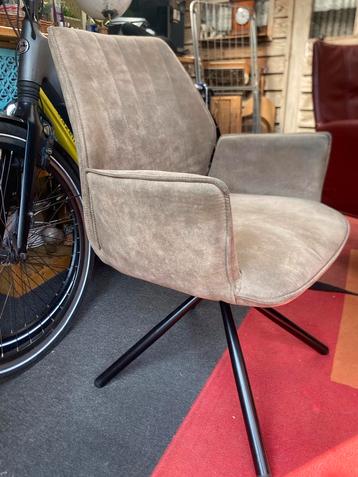 Grijze Stoffen Stoelen 2 stuks beschikbaar voor biedingen