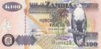 Zambia 100 kwacha 2006 #, Postzegels en Munten, Bankbiljetten | Afrika, Los biljet, Zambia, Verzenden
