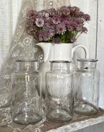 Brocante oude apothekers flesjes PEPTONE DIEST 7,50 p.st, Antiek en Kunst, Ophalen of Verzenden