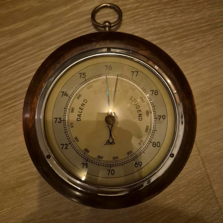 Antieke Scheepsbarometer - Klassiek Instrument, Antiek en Kunst, Antiek | Woonaccessoires, Ophalen of Verzenden