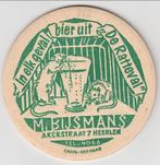 1 HEINEKEN DE RATTEVAL HEERLEN BIERVILTJE, Verzamelen, Biermerken, Ophalen of Verzenden, Gebruikt, Viltje(s), Heineken