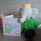 Babar Olifant Knuffel met Boek, Ophalen of Verzenden, Zo goed als nieuw, Olifant