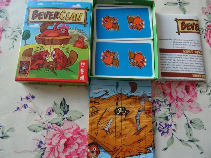Beverbende, beverclan en bevergang als nieuw, Hobby en Vrije tijd, Gezelschapsspellen | Kaartspellen, Zo goed als nieuw, Ophalen of Verzenden