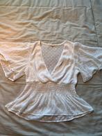 Witte blouse met pofmouwen - Maat S, Kleding | Dames, Blouses en Tunieken, Wit, New Yorker, Ophalen of Verzenden, Zo goed als nieuw