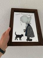 Holly Hobbie spiegel, Ophalen of Verzenden, Zo goed als nieuw, Hout, Minder dan 50 cm