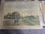 Oude schoolplaat Gabrielse, Antiek en Kunst, Ophalen of Verzenden, Geschiedenis