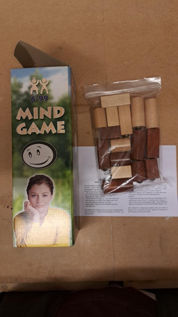 Mind Game - Centerparcs, Hobby en Vrije tijd, Gezelschapsspellen | Bordspellen, Gebruikt, Ophalen of Verzenden