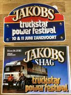 2 grote stickers Jakobs Truckstar Power Festival Zandvoort, Verzamelen, Stickers, Overige typen, Zo goed als nieuw, Verzenden