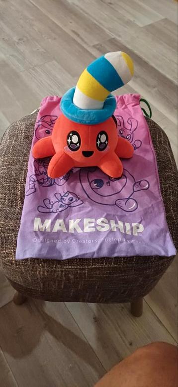 Makeship Octolar door Thorlar Twitch VTuber Streamer Pluche  beschikbaar voor biedingen