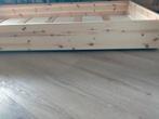 Ikea Bedlade logeerbed/onderbed.  kleur grenen, Ophalen, 100 tot 150 cm, Zo goed als nieuw, Minder dan 25 cm