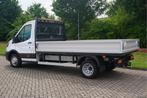 Ford Transit 350L Open laadbak 170PK Dubbellucht L3 Airco, C, Auto's, Gebruikt, 4 cilinders, Wit, 14 km/l