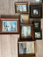 8 prachtige kleine schilderijtjes, Ophalen of Verzenden