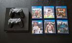 Playstation 4 met 2TB opslag + 2 controllers + 6 games, Met 2 controllers, Ophalen of Verzenden, Original, Gebruikt