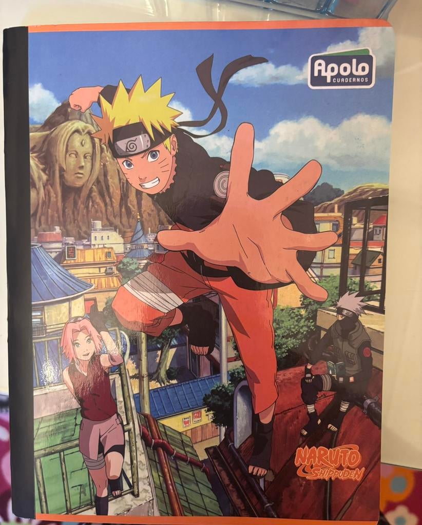 Naruto schriftboek, Ophalen