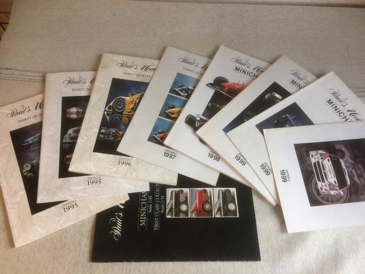 14 x Minichamps - Pauls Model Art, Boeken/Folders 1993 -2002, Boeken, Auto's | Folders en Tijdschriften, Gelezen, Overige merken