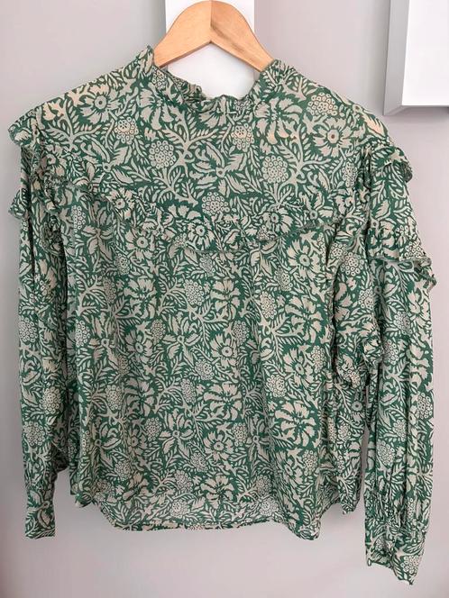 By bar blouse maat XS, Kleding | Dames, Blouses en Tunieken, Zo goed als nieuw, Maat 34 (XS) of kleiner, Groen, Ophalen of Verzenden