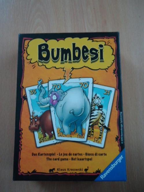 Bumbesi, Ravensburger. Compleet en zgan kaartspel, Hobby en Vrije tijd, Gezelschapsspellen | Kaartspellen, Zo goed als nieuw, Drie of vier spelers