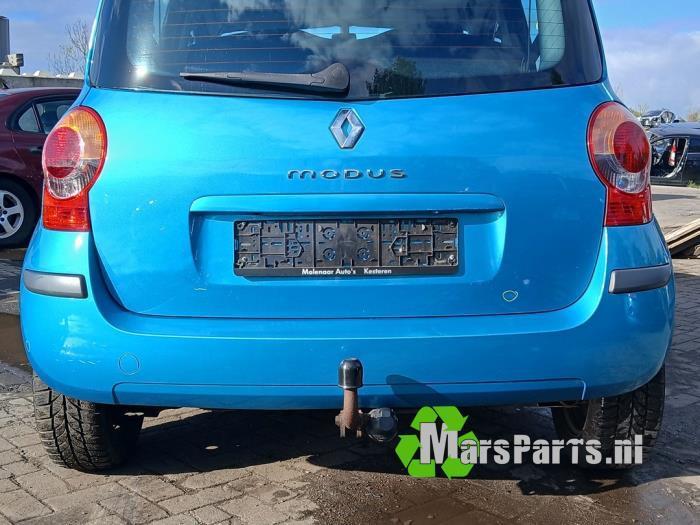 Achterbumper van een Renault Modus, Auto-onderdelen, Carrosserie en Plaatwerk, Bumper, Renault, Gebruikt, 3 maanden garantie, Ophalen of Verzenden