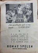 OUDHOLLANDS SPEL SJOELBAK JAREN '50, Hobby en Vrije tijd, Gezelschapsspellen | Bordspellen, Vijf spelers of meer, Ophalen, Zo goed als nieuw