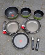 Pannenset voor op de camping, Caravans en Kamperen, Ophalen, Gebruikt
