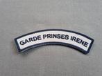 Straatnaam Garde Prinses Irene met velcro, Ophalen of Verzenden, Landmacht, Nederland, Embleem of Badge