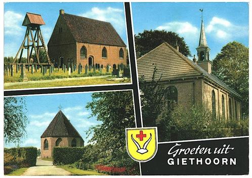 957802	Giethoorn	Ov	Nette oude kaart onbeschreven, Verzamelen, Ansichtkaarten | Nederland, Ongelopen, Overijssel, 1960 tot 1980