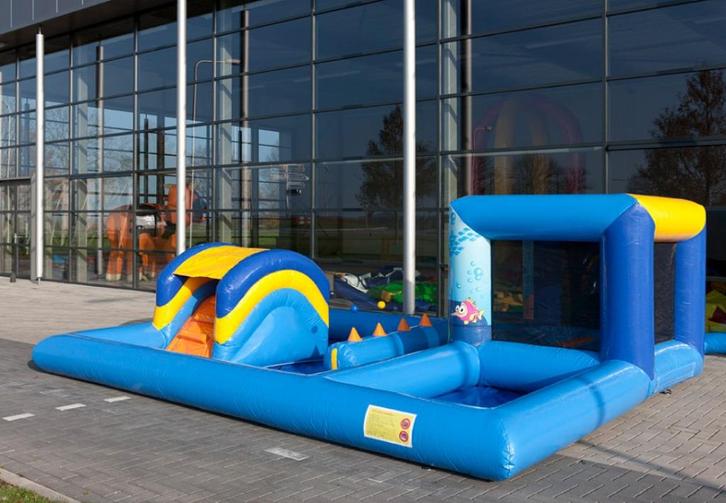 Kids Play Zone Sea World te huur!, Kinderen en Baby's, Speelgoed | Buiten | Speeltoestellen, Zo goed als nieuw, Glijbaan, Ophalen