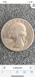 Quarter Dollar Liberty 1967 - Perfecte Staat!, Ophalen of Verzenden, Noord-Amerika, Losse munt