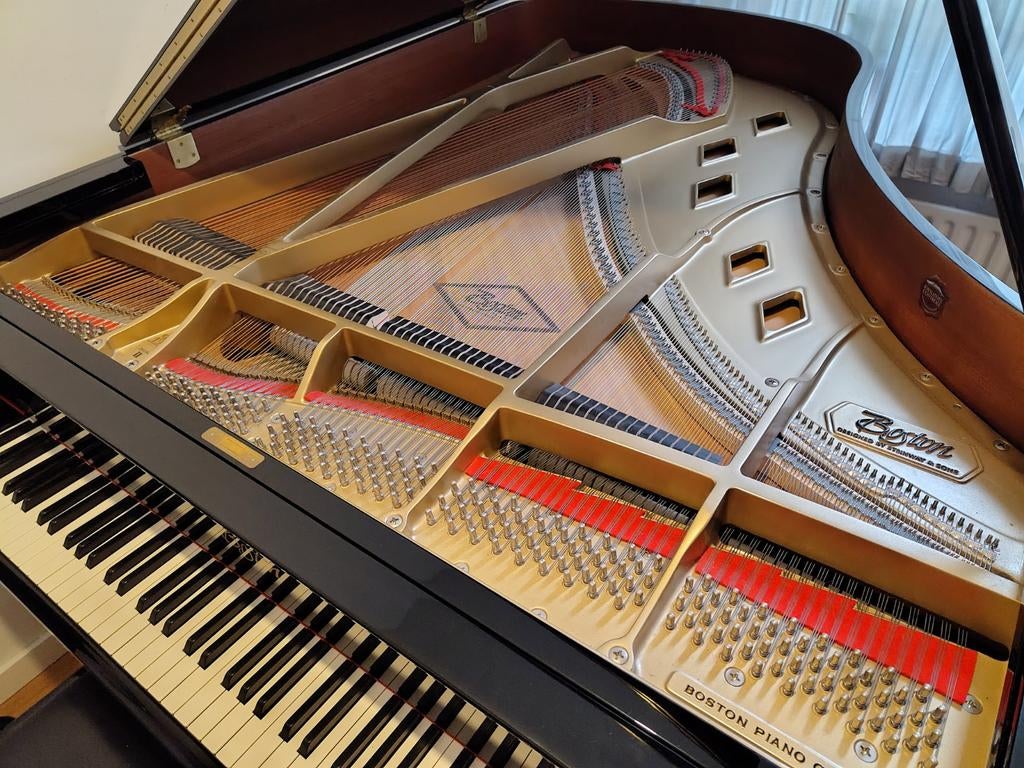 Boston - designed by Steinway - vleugel zwart hoogglans, Ophalen, Gebruikt, Zwart, Hoogglans