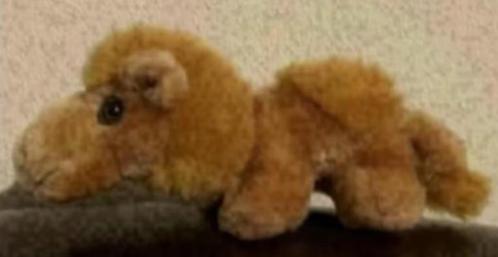 Knuffel van drommedaris, kameel; pluche knuffeltje, Kinderen en Baby's, Speelgoed | Knuffels en Pluche, Zo goed als nieuw, Ophalen of Verzenden