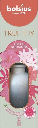 Bolsius Geurverspreider True Joy 80ml, Verzenden, Nieuw, Crème, Kandelaar