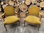 Vintage Fauteuils - set van 2, Ophalen, Gebruikt, Minder dan 75 cm, 50 tot 75 cm