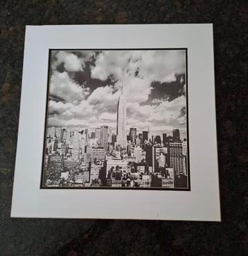 Tekening/afbeelding zwart/wit New York beschikbaar voor biedingen