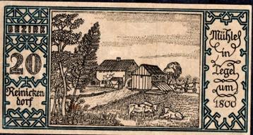 DEUTSCHLAND: Notgeld#50 Pfenninge# *20* Bezirk REINICKENDORF beschikbaar voor biedingen