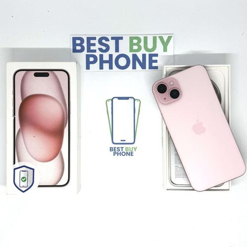 iPhone 15 plus 128GB roze /krasvrij /99% batt /garantie, Telecommunicatie, Mobiele telefoons | Apple iPhone, Zo goed als nieuw