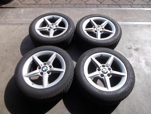 BMW 1 + 3 SERIE VELGEN + WINTERBANDEN 205 55 16 TPMS, Auto-onderdelen, Banden en Velgen, Banden en Velgen, Zomerbanden, 16 inch