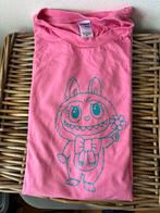 Leuk shirt roze met groen, Ophalen of Verzenden, Roze, Gildan, Maat 56/58 (XL)