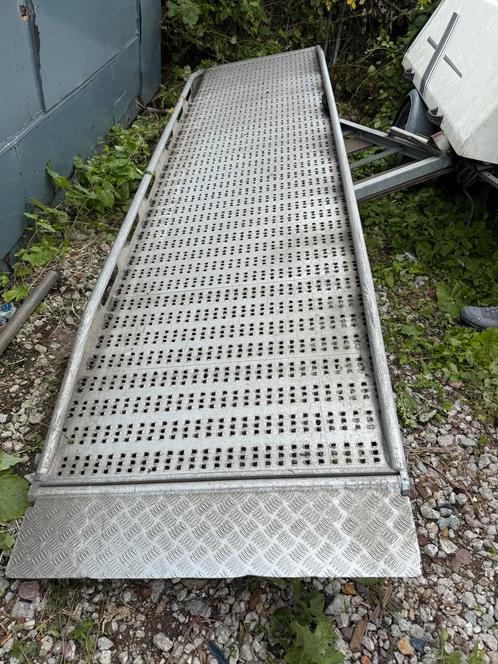 zware constructie aluminium oprijplaat, Auto diversen, Aanhangwagen-onderdelen, Ophalen of Verzenden