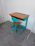 Vintage kinderbureau met stoeltje, Ophalen, Gebruikt, Tafel(s) en Stoel(en)