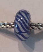 Trollbeads "IJkoude strepen", Sieraden, Tassen en Uiterlijk, Bedels, Ophalen of Verzenden, Zo goed als nieuw, Zilver, Trollbeads