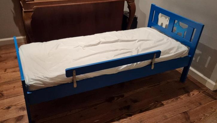 Ikea Kritter kinderbed 70x160 + matras, Kinderen en Baby's, Kinderkamer | Bedden, Zo goed als nieuw, 140 tot 160 cm, 70 tot 85 cm
