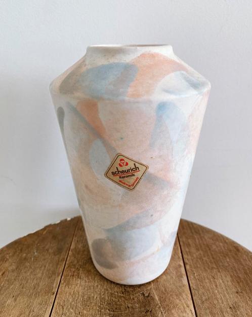 Vintage West Germany Scheurich vaas 507-18 pastelkleuren, Antiek en Kunst, Antiek | Vazen, Ophalen of Verzenden