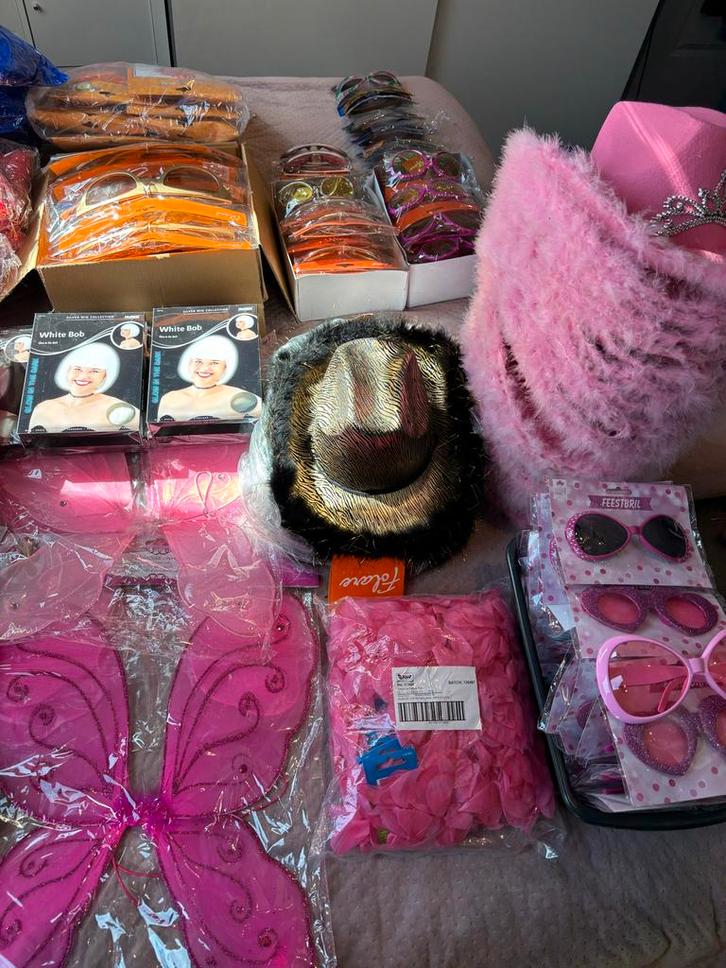 Feestartikelen: Hoeden, Petjes, Brillen, Pruiken, Kleding | Dames, Carnavalskleding en Feestkleding, Nieuw, Accessoires, Carnaval