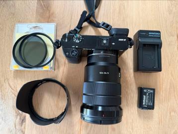 Sony a6000 systeemcamera met 18-105(f4) lens en meer beschikbaar voor biedingen