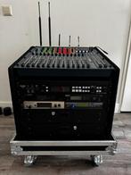 Compleet Taperack – Soundcraft Si Expression + 2xShure & IEM, Ophalen, Gebruikt, 10 tot 20 kanalen, Microfooningang