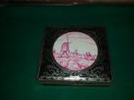 Blik biscuit, vintage,  met molenlandschap, Patria, Verzamelen, Ophalen of Verzenden