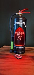 Metallica Brandblusser Lamp met ledverlichting, Huis en Inrichting, Ophalen of Verzenden, Zo goed als nieuw