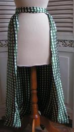 lang maxi schort nr RR 795, Verzenden, Zo goed als nieuw, Groen, Schort