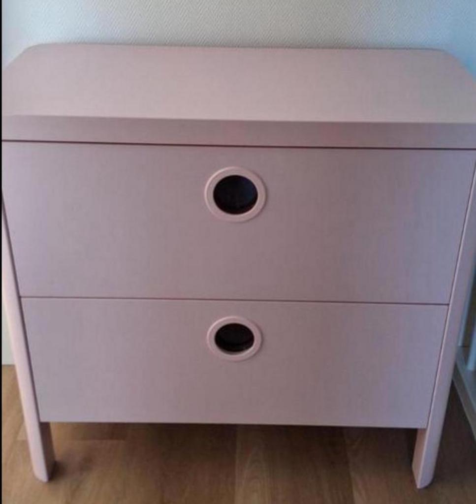2x Roze Kastjes - Kleding/Boeken, Kinderen en Baby's, Kinderkamer | Commodes en Kasten, Minder dan 90 cm, Gebruikt, Ophalen of Verzenden