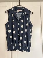 Studio anneloes poppy dot blouse M donkerblauw/offwhite, Blauw, Ophalen of Verzenden, Zo goed als nieuw